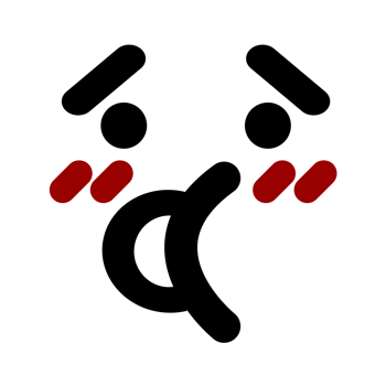 nervous talking face icon png