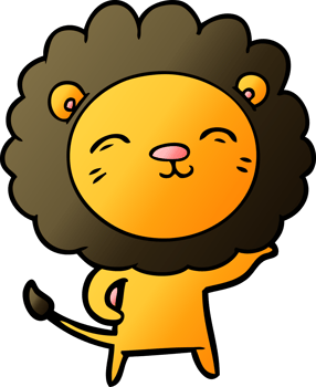 cartoon lion drawing png
