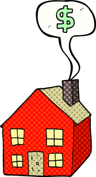 comic book speech bubble cartoon housing market png