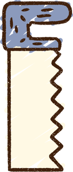 Saw Chalk Drawing png