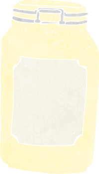 cartoon jar drawing png