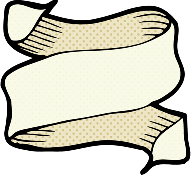cartoon banner drawing png