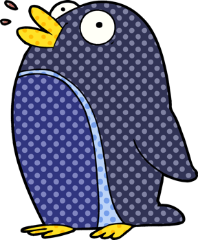 cartoon penguin drawing png