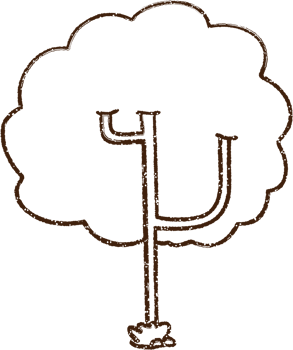 Tree Charcoal Drawing png
