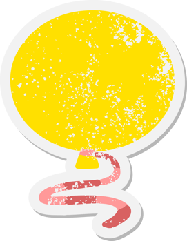 happy balloon floating grunge sticker png