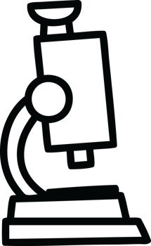 microscope and slide icon symbol png