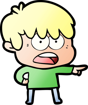 worried cartoon boy png