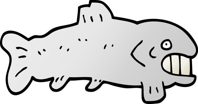 gradient illustration cartoon large fish png