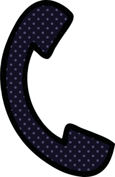 comic book style cartoon of a telephone handset png