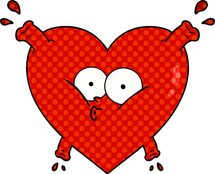 cartoon heart drawing png
