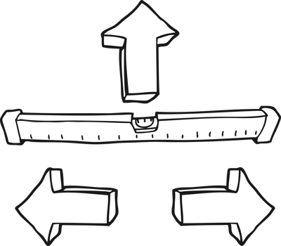 black and white cartoon straight level png