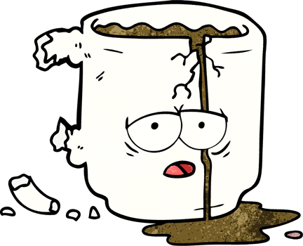 cartoon broken mug png