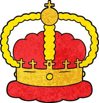 cartoon crown drawing png