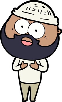 cartoon bearded man png
