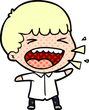 cartoon laughing man drawing png