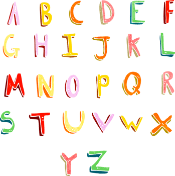cartoon alphabet drawing png