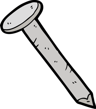 cartoon nail drawing png