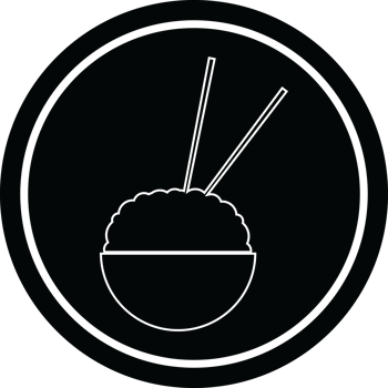Rice bowl circular symbol png