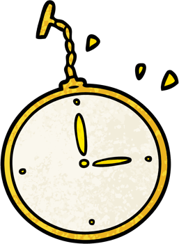 cartoon pocket watch png