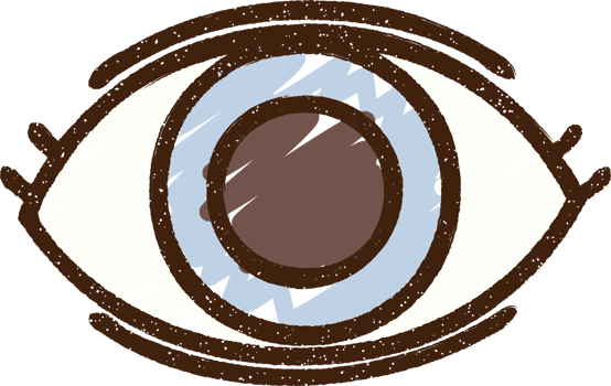Eye Symbol Chalk Drawing png