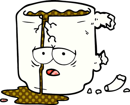 cartoon broken mug png