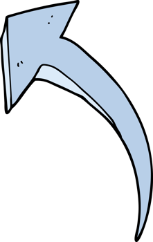 cartoon arrow drawing png