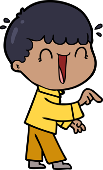 laughing cartoon man pointing finger png