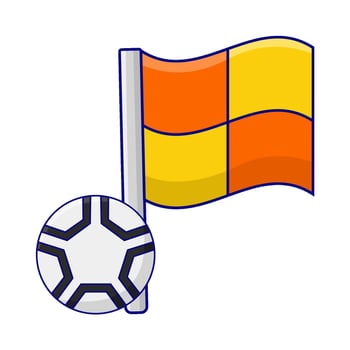 Illustration of soccer ball vector