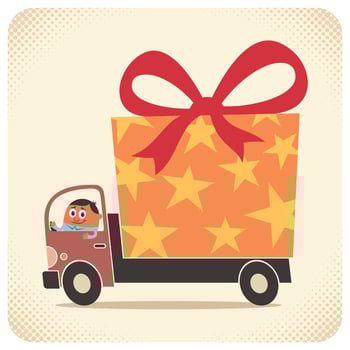Bringing Gift Card vector