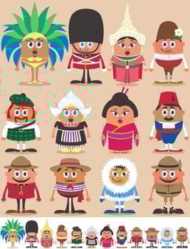 Nationalities Part 2 vector