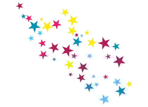star background illustration design vector