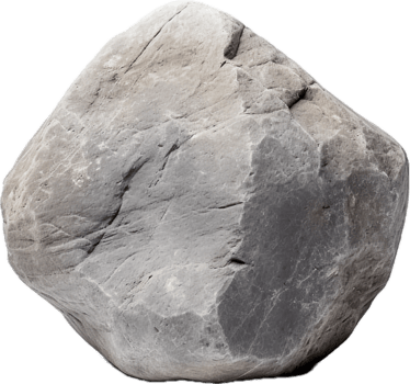 AI generated gray stone png