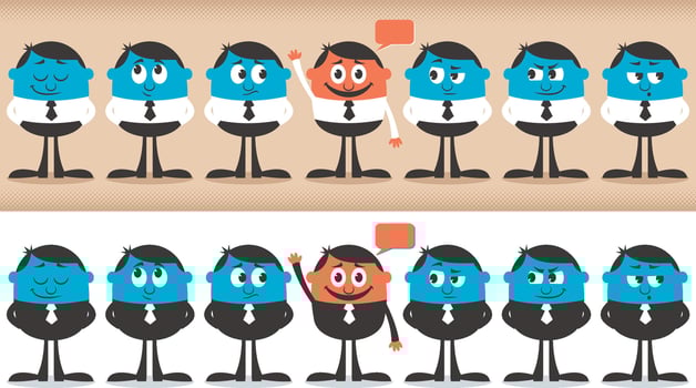 Volunteer Cartoon Concept vector