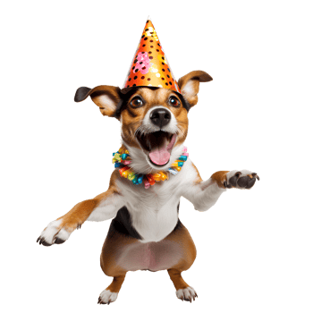AI generated Cute and happy dog on transparent background PNG, easy to use. png
