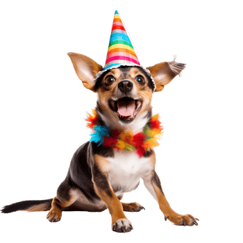 AI generated Cute and happy dog on transparent background PNG, easy to use. png