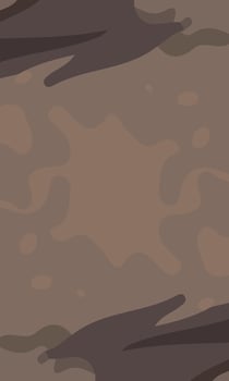 Aesthetic abstract art with a combination of shapes and brown colors. Suitable for background and poster vector