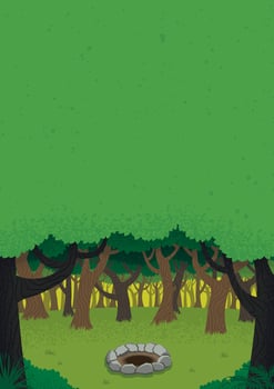 Forest Day Poster vector