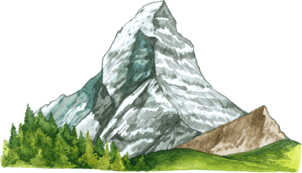 Camping outdoor watercolor element clipart png