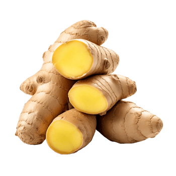 AI generated Hyper-realistic Fresh root ginger png