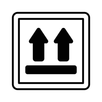 Upward arrow vector design concept of side up icon