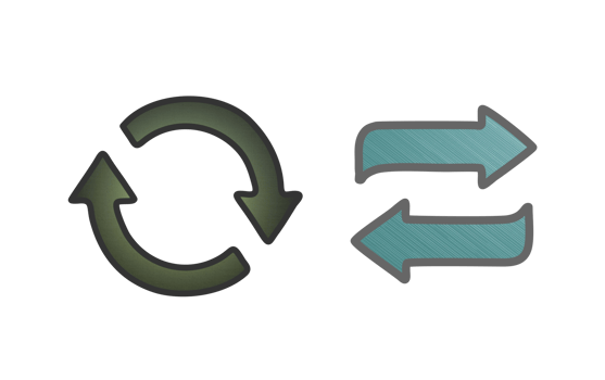 reverse icon symbol illustration with texture png
