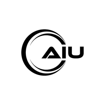 AIU Letter Logo Design, Inspiration for a Unique Identity. Modern Elegance and Creative Design. Watermark Your Success with the Striking this Logo. vector