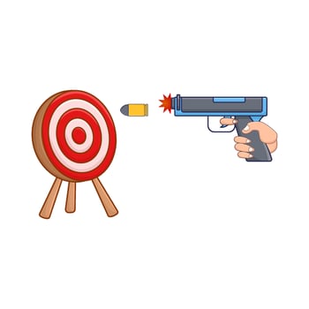 Illustration of shotgun vector