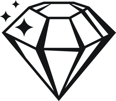 Beautiful diamond jewelry logo icon isolated template illustration png
