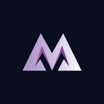 Letter M Logo A Modern and Stylish Design vector