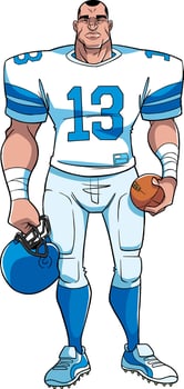 American Football Player vector
