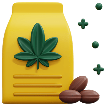 seeds 3d render icon illustration png