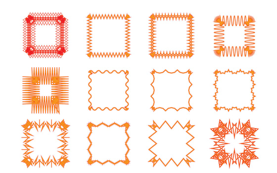 Vintage squire Frame set Vector Art, Icons, and Graphics for Free Download