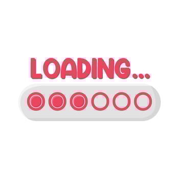 progress loading illustration vector