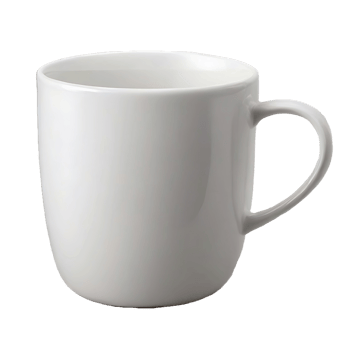 AI generated White cup for mockup free PNG